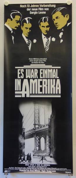 Es war einmal in Amerika originales deutsches Filmplakat